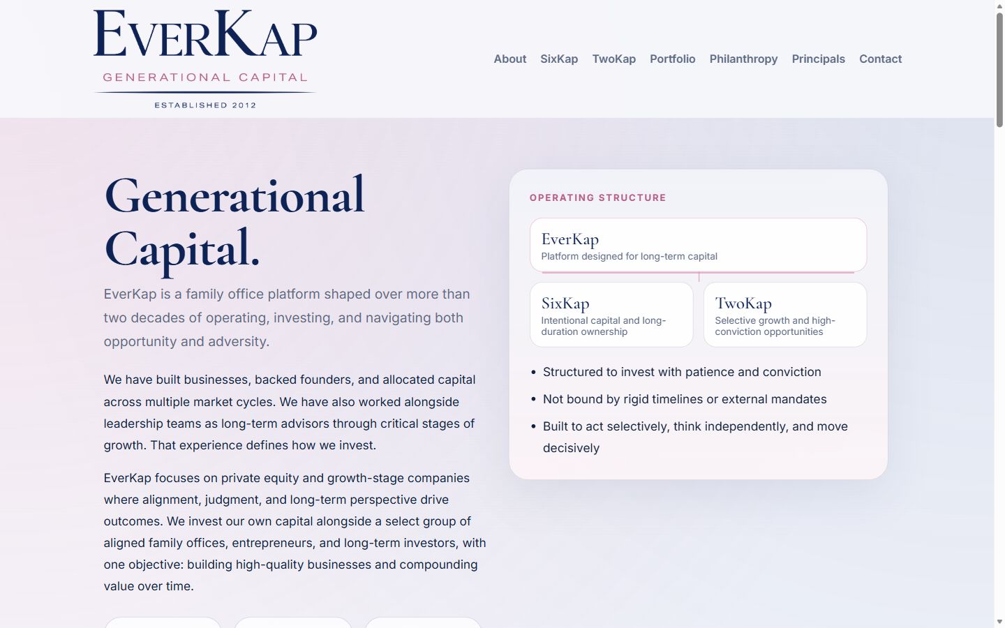 EverKap website preview